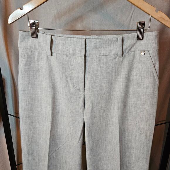Trina Turk - Gray Cropped Trousers Size 6 - Picture 3 of 9